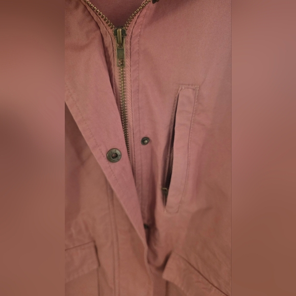 Women's Utility Jacket in Dusty Rose - Picture 3 of 6